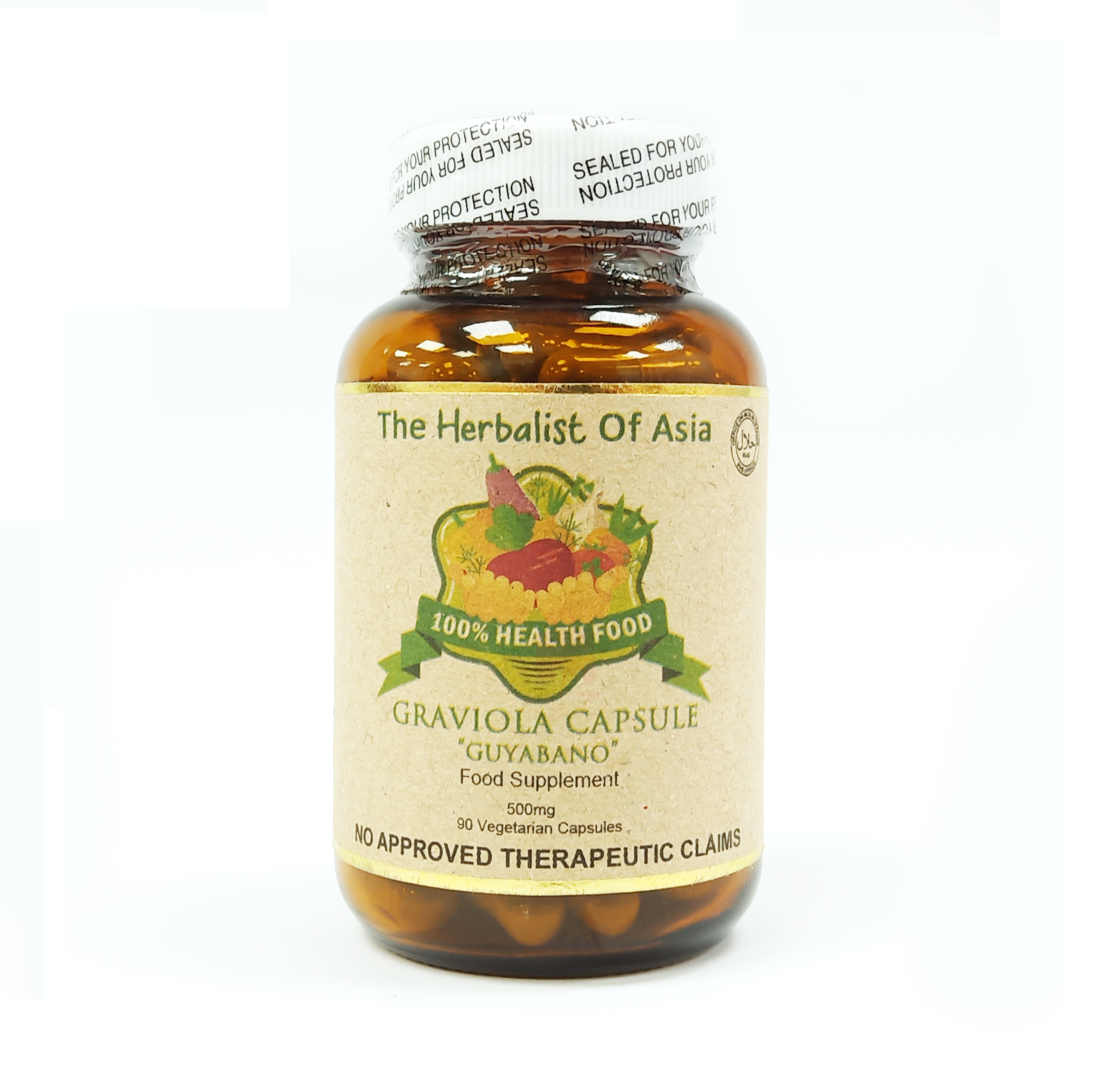 The Herbalist Of Asia 90 Vegetarian Capsule 500mg Guyabano 500 Bottles The Herbalist Of Asia 90 Vegetarian Capsule 500mg Guyabano 500 Bottles