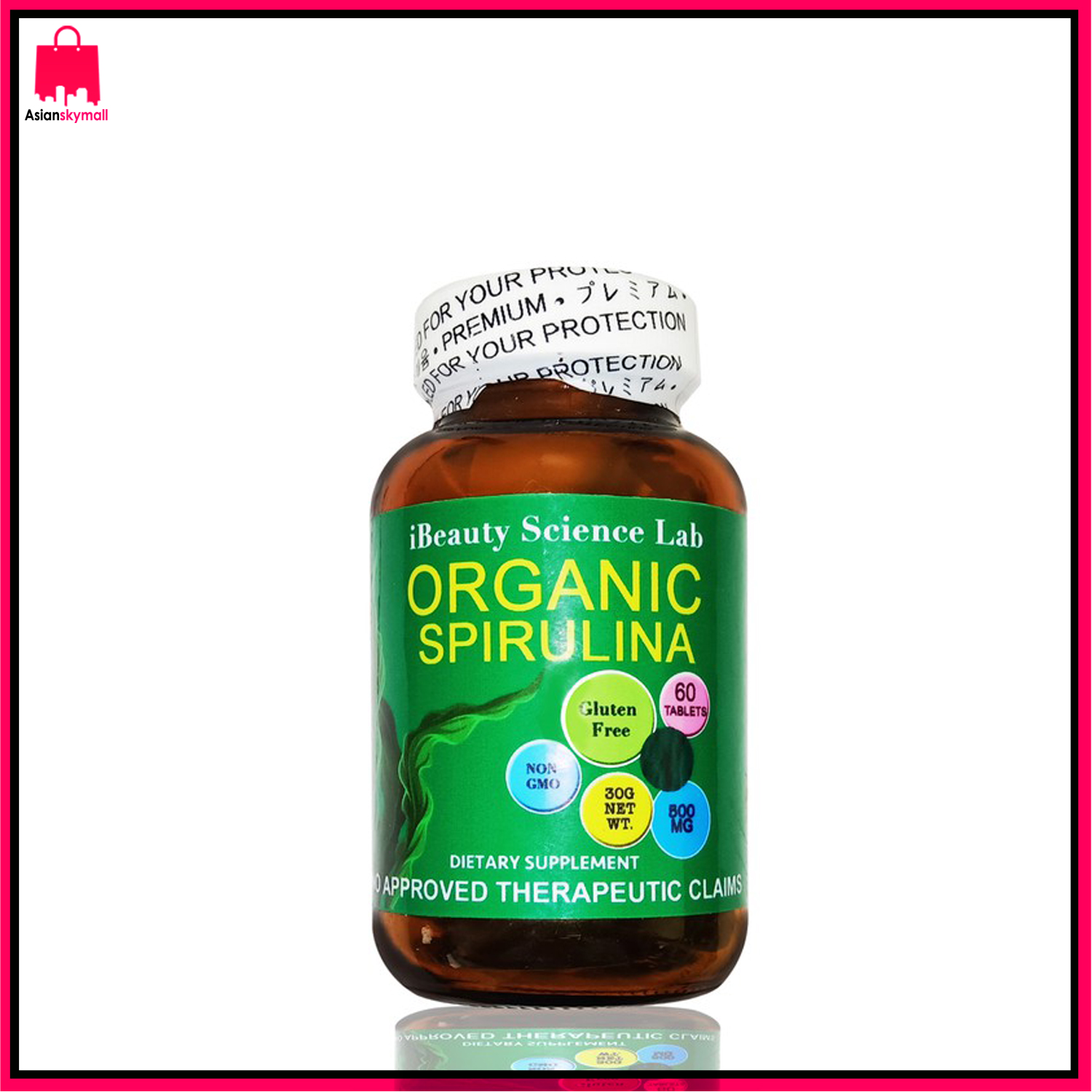 iBeauty Science Lab Organic Spirulina 60 Tablets 100 Bottle iBeauty Science Lab Organic Spirulina 60 Tablets 100 Bottle