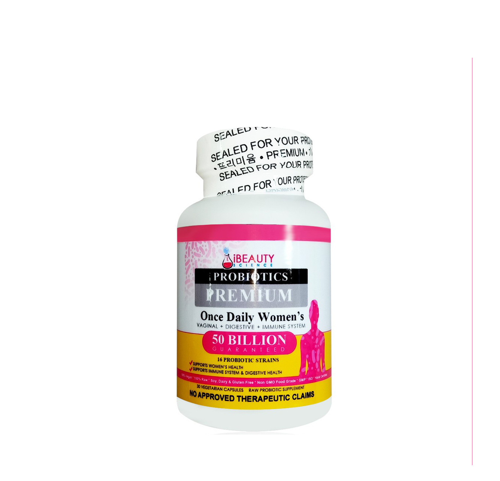 iBeauty Science Lab Probiotics For Women 30 Vegetarian Capsule 1000 Bottles iBeauty Science Lab Probiotics For Women 30 Vegetarian Capsule 1000 Bottles